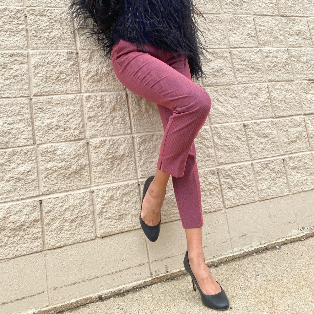 Etro multicolor Cropped Slim Fit Pants